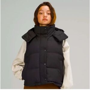 Lululemon wunder puff vest size 10 black